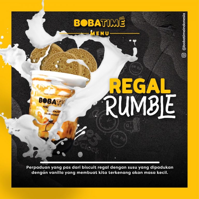 Bobatime Regal Rumble Bikin Lupa Beban Hidup