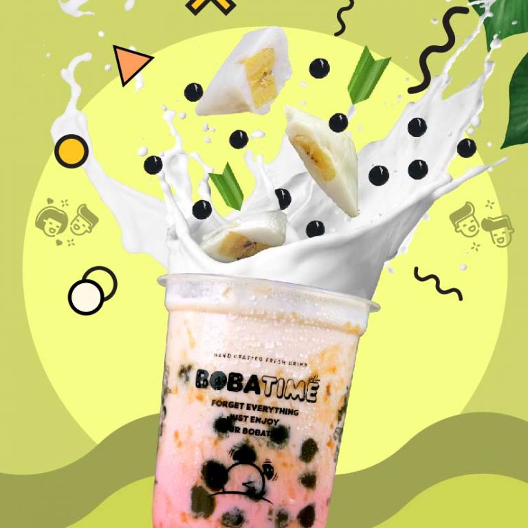Bobatime Nagasari Menu Indonesian Series, Minuman Boba di Bobatime